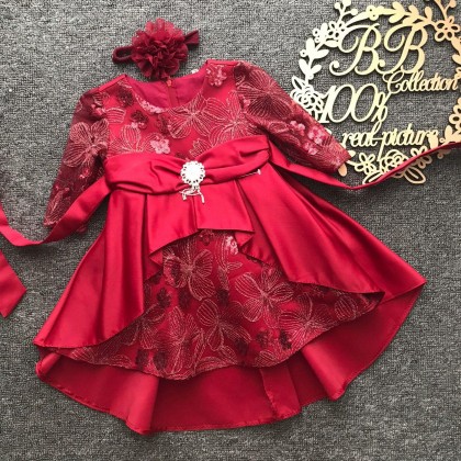 PRINCESS BABY GOWN 595- (W HAIRBAND) 66933 PRINCESS BABY GOWN 595- (W HAIRBAND) 66933