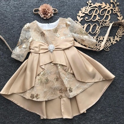 PRINCESS BABY GOWN 595- (W HAIRBAND) 66933 PRINCESS BABY GOWN 595- (W HAIRBAND) 66933