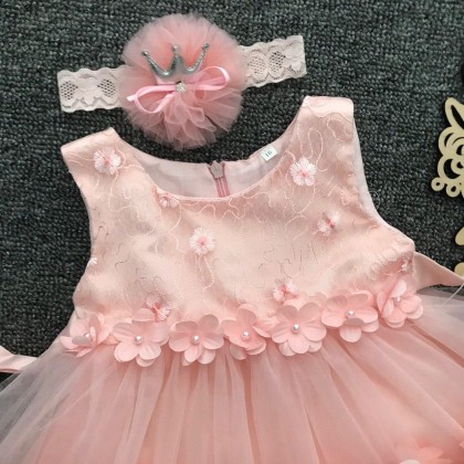 PRINCESS BABY GOWN 598-MY20*4 (W HEADBAND) 1986 PRINCESS BABY GOWN 598-MY20*4 (W HEADBAND) 1986