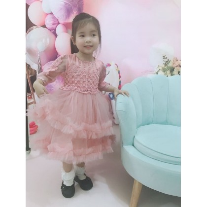 PRINCESS BABY GOWN 680- (W HEADBAND) 88031 PRINCESS BABY GOWN 680- (W HEADBAND) 88031