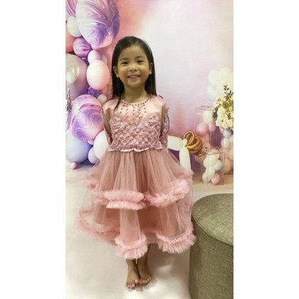 PRINCESS BABY GOWN 680- (W HEADBAND) 88031 PRINCESS BABY GOWN 680- (W HEADBAND) 88031