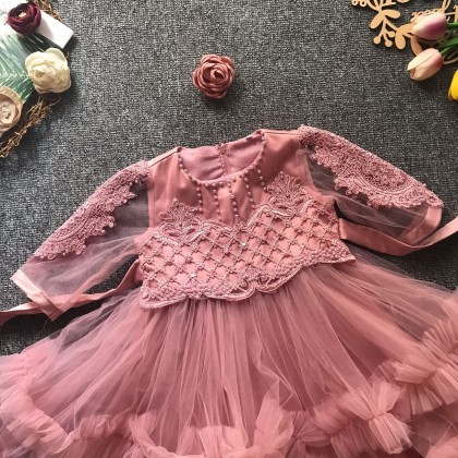 PRINCESS BABY GOWN 680- (W HEADBAND) 88031 PRINCESS BABY GOWN 680- (W HEADBAND) 88031