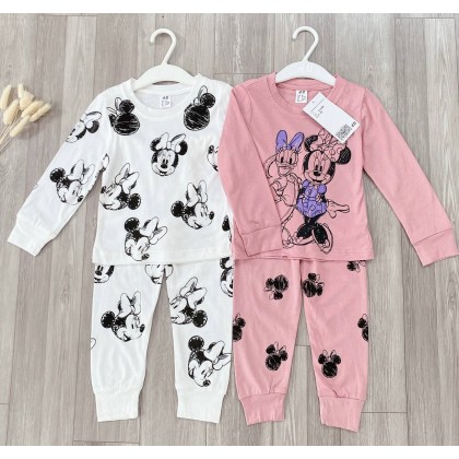 HM PREMIUM- MINNIE DAISY PJS - SZ18-24M - 5-6Y - VN [2SET]