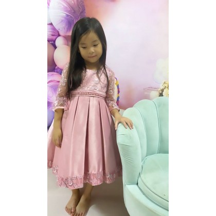 PRINCESS BABY GOWN 808-WITH HEADBAND- [67199] 
