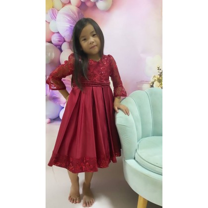 PRINCESS BABY GOWN 808-WITH HEADBAND- [67199] 